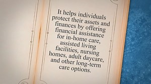 What is a long term care insurance policy?