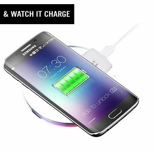 #1 MUST-HAVE TECH GIFT OF THE YEAR - The iPhone and Android Wireless Charging Pad with LED Lights is the unforgettable gift that everyone will love. Grab yours today! | MobStub Daily Deals