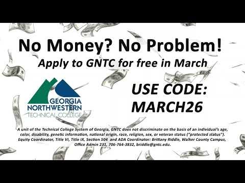 GNTC | Free Application Month March 2026