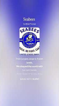 Seabees #Seabees, #US Navy Seabees, #Seabee Song