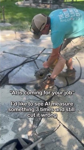 Or dig a hole and hit the gas line... #ai #construction #jokes