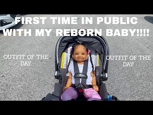 Reborn Baby OOTD and FIRST OUTING IN PUBLIC!!! 😱😱😱