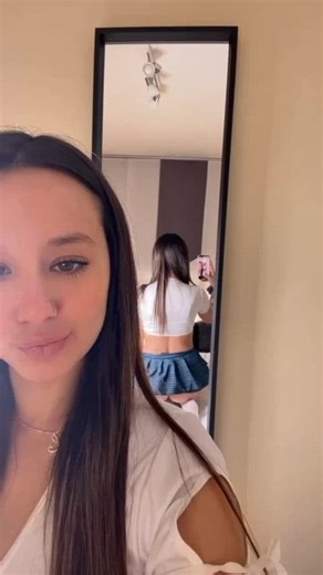 My school skirt is too short 🙈