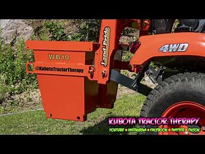 Kubota Land Pride WB10 Weight Box 4K