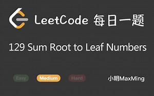 LeetCode 每日一题 Daily Challenge 129 Sum Root to Leaf Numbers
