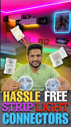 These strip light connectors can save a lot of effort and money !! No need to add a new power supply driver with every other strip led light .. !! | AP Modular Bazaar