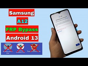 Samsung A12 FRP Bypass Android 13 | Samsung A12 Bypass FRP Google Account Lock | Last Method