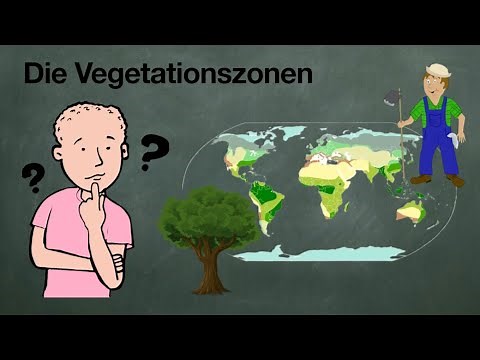 The vegetation zones of the earth