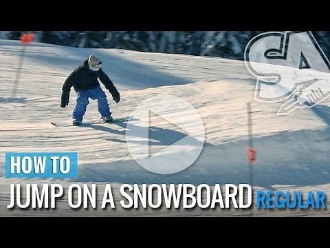 How To Pop On A Jump On A Snowboard (Regular)