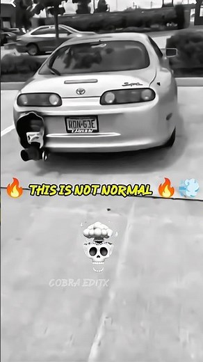 Toyota Supra MK4 🔥 Backfire That MELTS The Bumper! 😱😳🔥 (Real JDM Power) #Shorts#supra #shortsfeed
