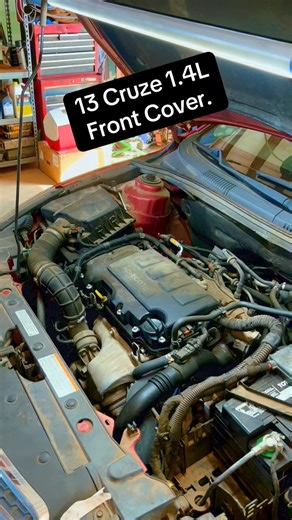 9.6K views · 1.6K reactions | 2013 Chevrolet Cruze 1.4 oil leaks. Trying to get to the front cover. #Chevrolet #dieselmechaniclife #idkwhatimdoing #cruzelife #beef #idkwhatimdoing | Brody Follis | Facebook