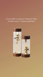 Sunday Challenge: Tick-tock, can you beat the clock this week? (Featured in the image are our mechanical hourglass Oscilloglass Timers available online and in store) Answer to last week’s Sunday Challenge: The shocking answer is that if 15 people choose a random card from their own deck of 52, the odds that one will match is 90%! This brain teaser is based on the classic “birthday paradox,” a highly counterintuitive example of probability which proves that in a room of 23 people, there is a bett