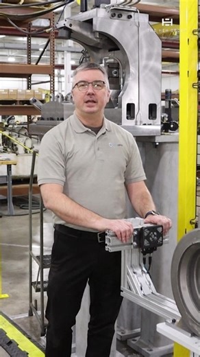 Often times, when we’re working on an automation project, there are multiple part sizes and variations involved. For the process to run smoothly, the system must be able to verify each part so it can be picked and placed correctly into the machine or pallet. In this specific application, we’re using a Keyence IV4 vision sensor with AI. The system analyzes part characteristics and uses AI to identify which part is being picked, which then determines how it is oriented and placed in the machine. K