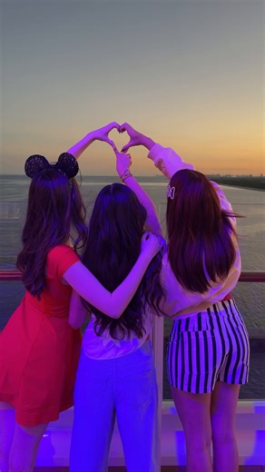 Disney Channel on Instagram: "Striking some iconic poses onboard the #DisneyDestiny. ✨"