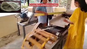Banana fibre extraction machine வாழை நார் பிரித்தெடுக்கும் இயந்திரம். இது வாழை நார் மட்டுமல்ல... வறுமையையும், வறட்சியையும், பிரித்தெடுத்து பிழிஞ்சு காயப்போடும் எந்திரம். | S.k. Babu
