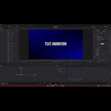Create 3D smooth text animation in DaVinci Resolve