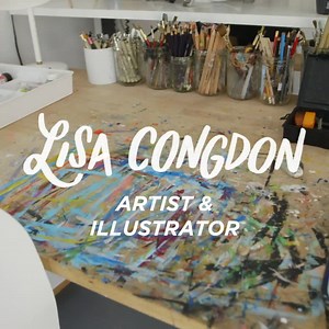 There's no one path to creativity. Hear Lisa's (Lisa Congdon Art Illustration) full story → https://bit.ly/3ruZYVf #realcreativelives | CreativeLive