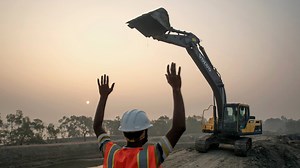 With a driving vision of building better lives, Volvo excavators are helping to protect Sundarbans from the threat of flooding. Follow us and National Geographic Magazine to India! #VolvoCE #BuildingTomorrow | Volvo Construction Equipment