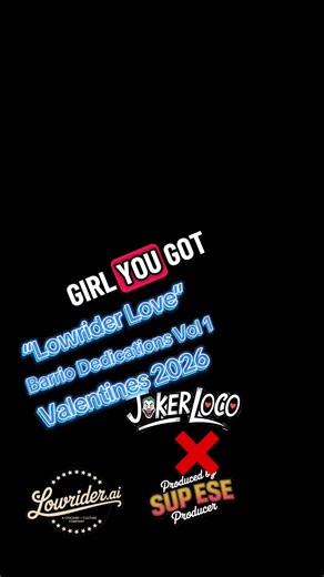 Lowrider Love 💙 Barrio dedications for the ones who ride with your heart. Sup Ese 🤝 Joker Loco Valentine’s 2026 — Barrio Dedications Vol. 1 Play it loud. Dedicate it firme. 💌🚗💨 #LowriderLove #BarrioDedicationsVol1 #ChicanoRap #Valentines2026 #LowriderCulture @Gabriel Carrasco