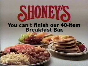 1992 - 10th Anniversary of the Shoney's Breakfast Bar
