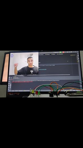 AI computer vision project #foryou #arduino #engineering #python #ai #viral #university #computervision @Ahmed Fathy Gw #mansoura #coding #programming