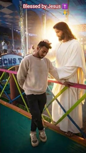 Blessed by Jesus ✝️💕#jesus #god #shortvideo