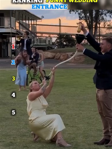 Top 5 Hilarious Wedding Entrances You Must See