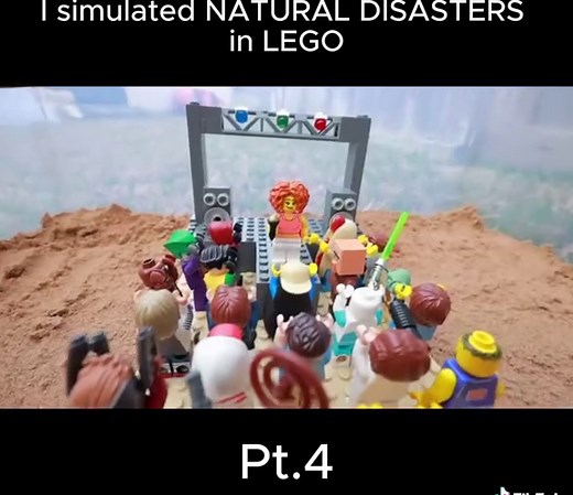 Simulated Natural Disasters in LEGO Sets