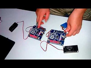 DEMO Board test for walkie talkie module (from NiceRF)