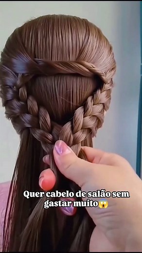 Imperdível! Já salva aí pra não esquecer! Lindo e bem facinho! #fernandatanaka #foryou #tutorial #hairbeauty #hair #penteadofacil | Fernanda Tanaka Coiffeur