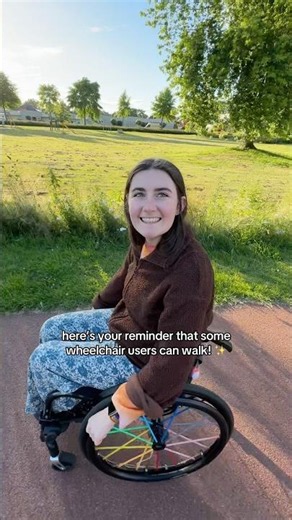 Wheelchair users can sometimes walk too! ♿️ #wheelchair #chronicillness