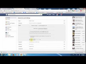 How to change your "Email Address (Primary Email)" in Facebook 2015