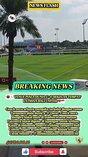 ASPIRE ACADEMY STADIUM TEMPAT TIMNAS U-17 MELANGSUNGKAN TURNAMEN PIALA DUNIA U-17