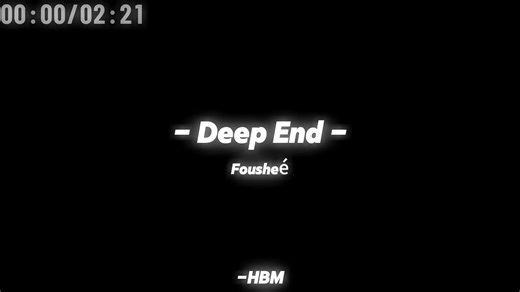 「精选歌单」《Deep End》-Fousheé