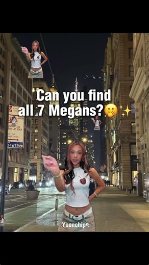 Can you find all 7 Megan’s?🌸🩷🧡#katseye #fypシ゚viral