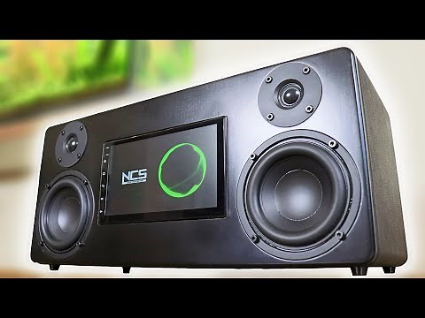 DIY Portable Multimedia Boombox Speaker with 7" Screen
