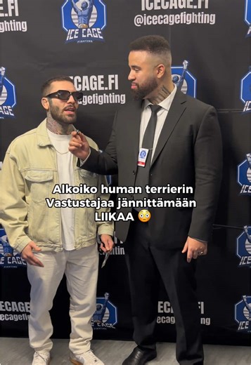 Human Terrier and Ice Cage Fighting: A Unique Encounter