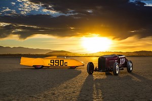 Bonneville Record-Setting 1929 Ford Model A Roadster and Olds-Powered Streamliner Remain Frozen in Time