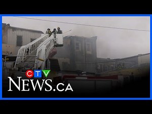 Large fire tears through downtown St. Thomas building Thursday