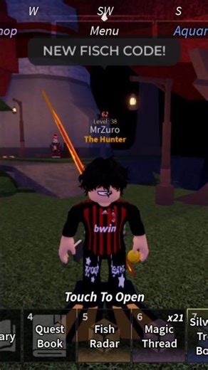 NEW FISCH CODE!😃 what to know?🤔