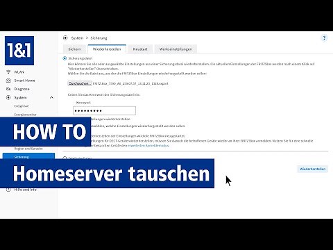 1&1 HomeServer tauschen – Einstellungen übernehmen