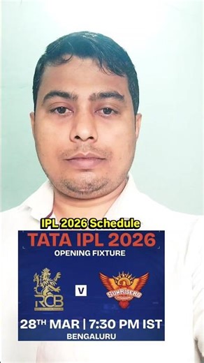IPL 2026 Schedule Released | Date & Time | #shorts #ipl2026 #schedule