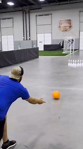 Blink and you'll miss it 👀🎳 #bowling #illusion #dudeperfect #trickshot | Dude Perfect