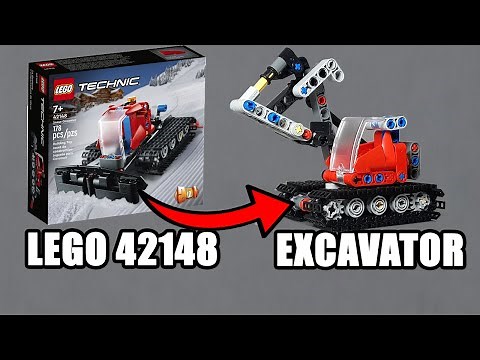 42148 Excavator - Lego Technic Alternative MOC Tutorial