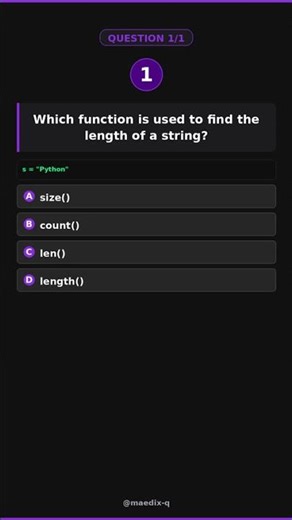 Python Strings – Basics Quiz