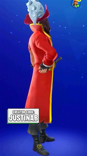*RARE* Captain Hook skin in the Fortnite item shop! #fortnite #fortniteitemshop #fortniteskins #epicpartner #disney | AciDic BliTzz
