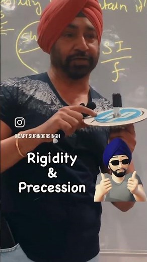 Gyroscope | Rigidity & Precession ~ Learning with #Capt surinder #pilot #dgca #pilottraining