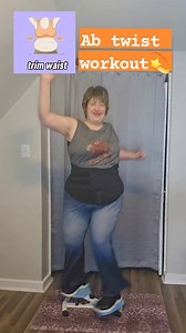 Ab twist board workout 💪 Twist 10 to 15 minutes a day #plussizefitness #abtwistboard #workout | Jessica Broschart