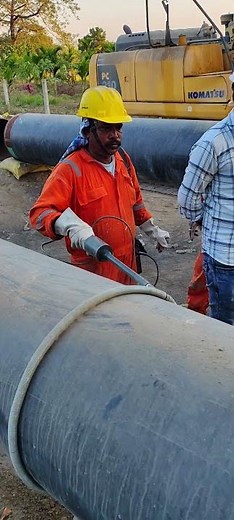 3LPE Coating Inspection by Holiday Detector