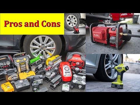 Mobile car tyre/tire pump COMPARISON. Portable air compressor, pump, and inflator reviews.